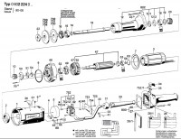 Bosch 0 602 224 005 ---- Hf Straight Grinder Spare Parts